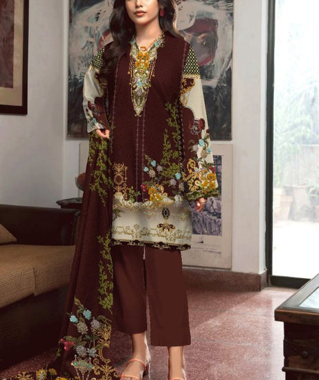 Noor Afroz Digital Lawn`22 D#206 D Plum