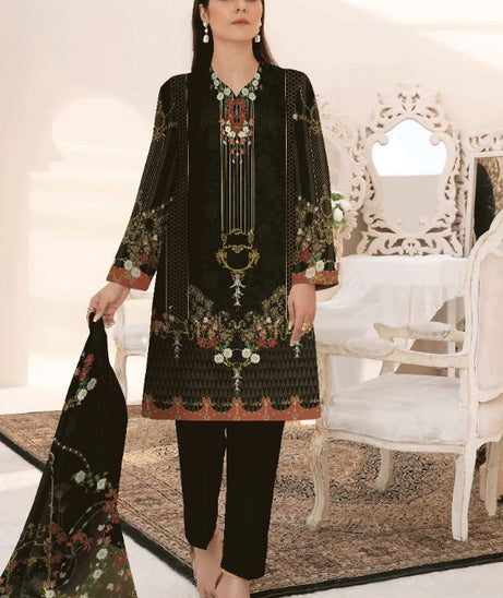 Noor Afroz Digital Lawn`22 D#209 Chocolate