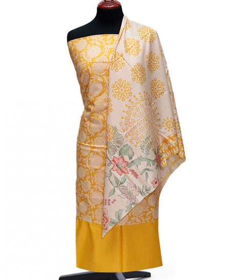 Noor Afroz Digital Linen'24 D#6785 (MUSTARD)