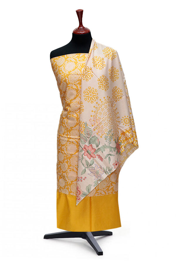 Noor Afroz Digital Linen'24 D#6785 (MUSTARD)