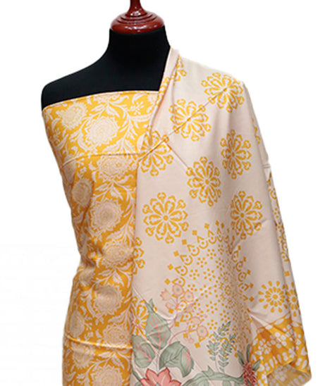 Noor Afroz Digital Linen'24 D#6785 (MUSTARD)