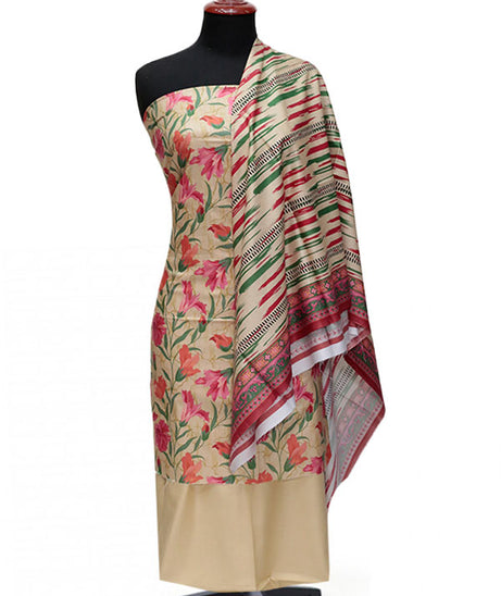 Noor Afroz Digital Linen'24 D#6787 (CAMEL)