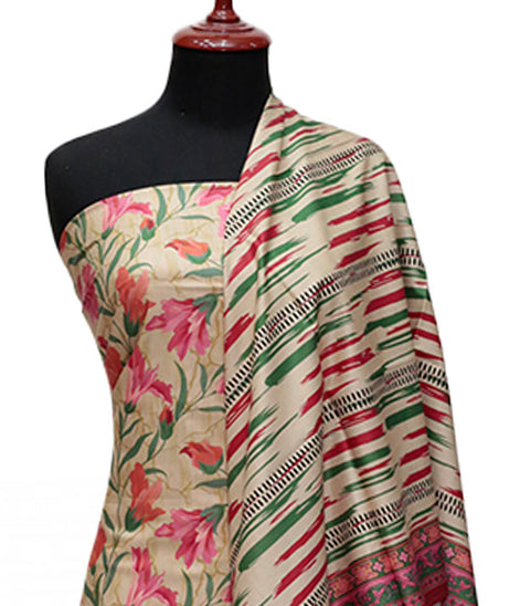 Noor Afroz Digital Linen'24 D#6787 (CAMEL)