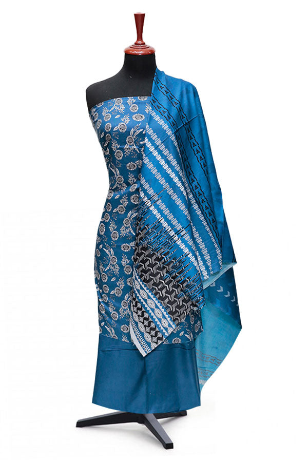 Noor Afroz Digital Linen'24 D#6788 (Z BLUE)