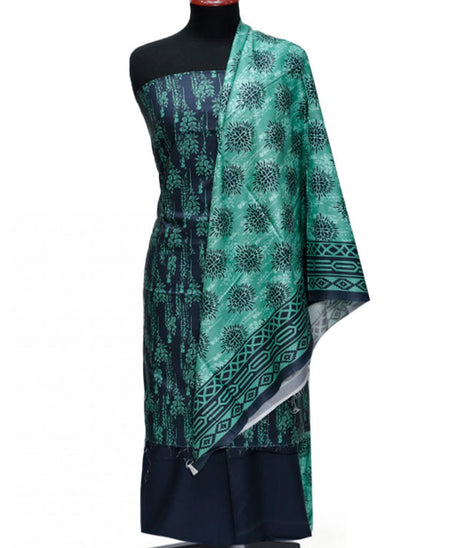 Noor Afroz Digital Linen'24 D#6789 (NEVY BLUE)