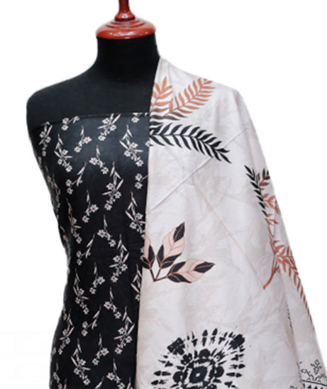 Noor Afroz Digital Linen'24 D#6791 (BLACK)