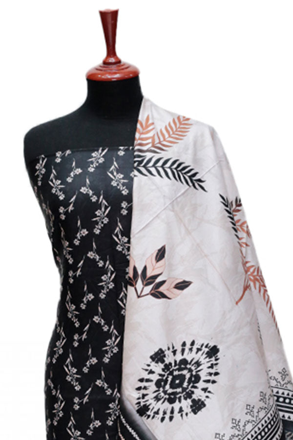 Noor Afroz Digital Linen'24 D#6791 (BLACK)