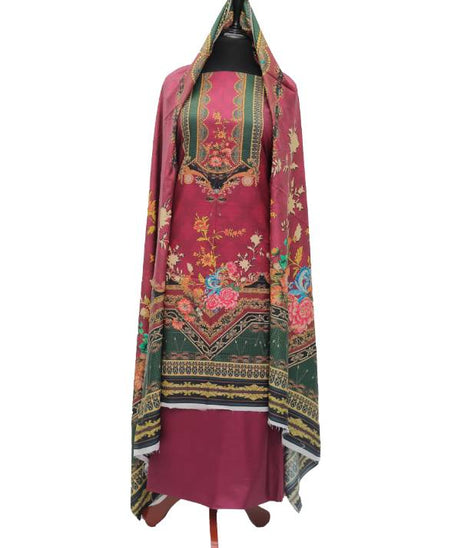 Noor Afroz Digital Linen`20 D#13765 Magenda