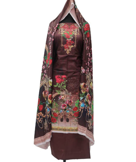 Noor Afroz Royal D/Linen`20 D#155 Chocolate
