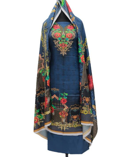 Noor Afroz Royal D/Linen`20 D#156 Blue
