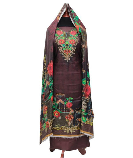 Noor Afroz Royal D/Linen`20 D#156 Chocolate