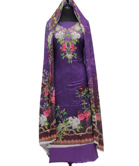 Noor Afroz Royal D/Linen`20 D#160 Purple