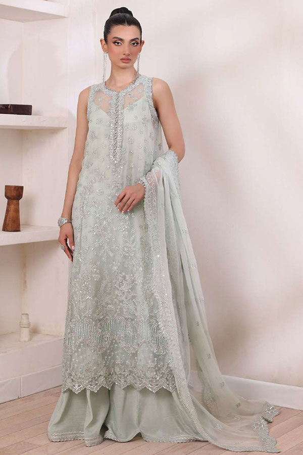 Noor By Saadia Asad Chiffon De Luxe'24 D#8 SAGE