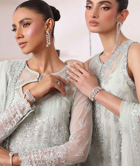 Noor By Saadia Asad Chiffon De Luxe'24 D#8 SAGE