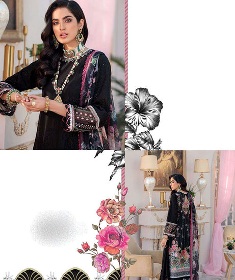 Noor By Saadia Asad Chikankari Lawn`22 D#10-B