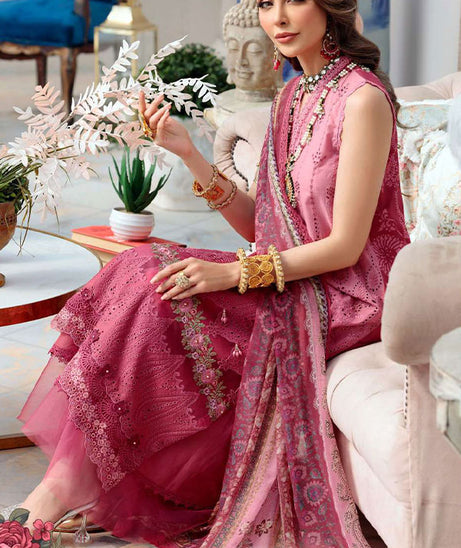 Noor By Saadia Asad Chikankari Lawn`22 D#11-B