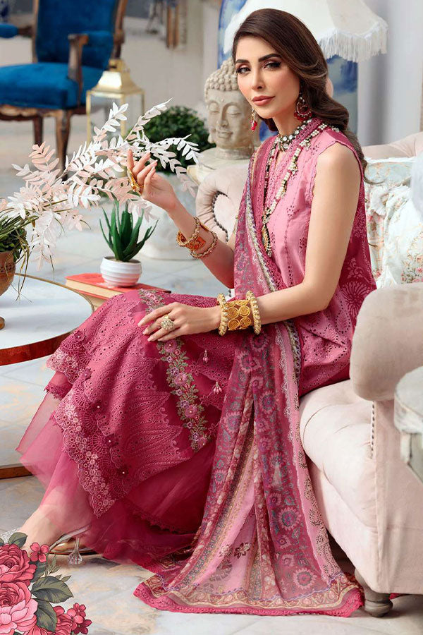 Noor By Saadia Asad Chikankari Lawn`22 D#11-B