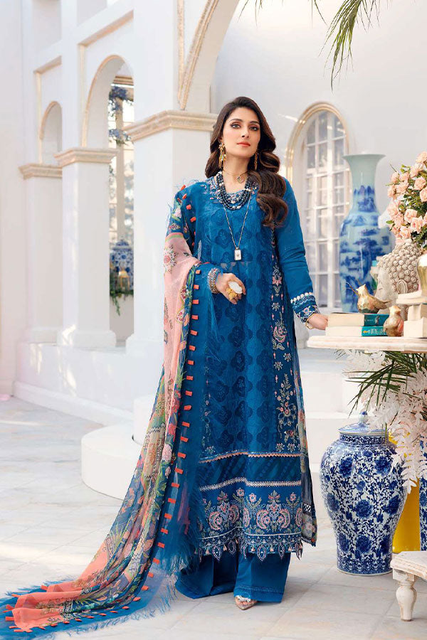 Noor By Saadia Asad Chikankari Lawn`22 D#12-A