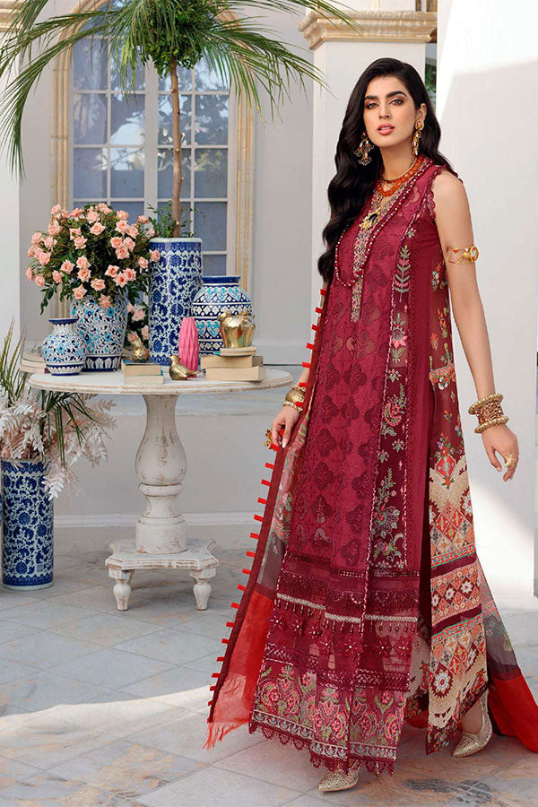 Noor By Saadia Asad Chikankari Lawn`22 D#12-B