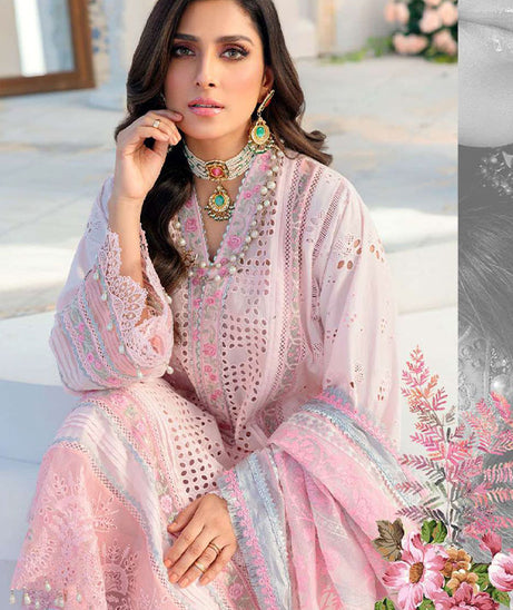 Noor By Saadia Asad Chikankari Lawn`22 D#1-A