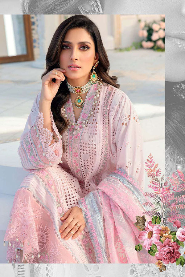 Noor By Saadia Asad Chikankari Lawn`22 D#1-A