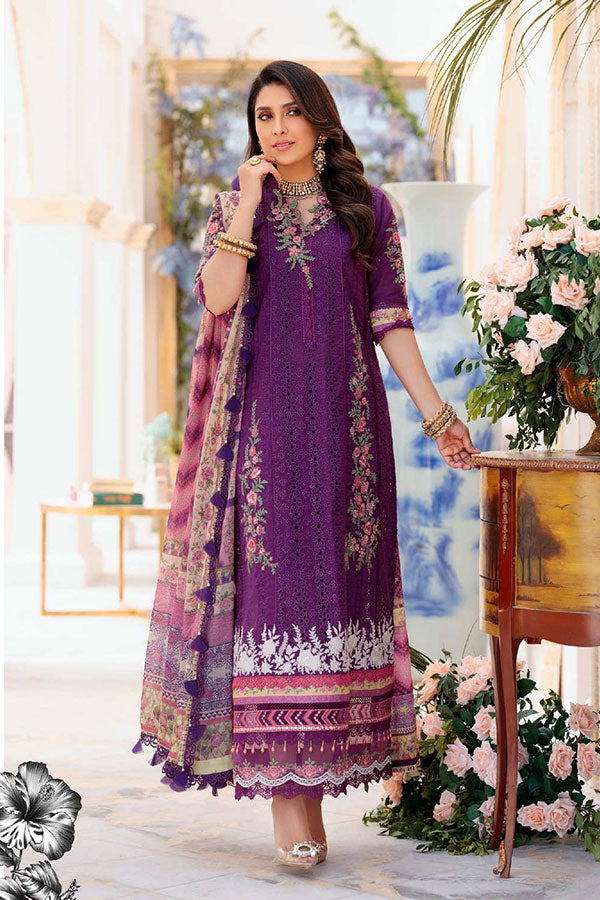 Noor By Saadia Asad Chikankari Lawn`22 D#2-A