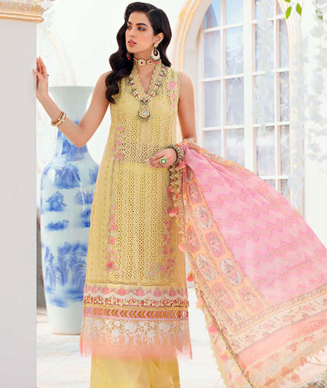 Noor By Saadia Asad Chikankari Lawn`22 D#2-B