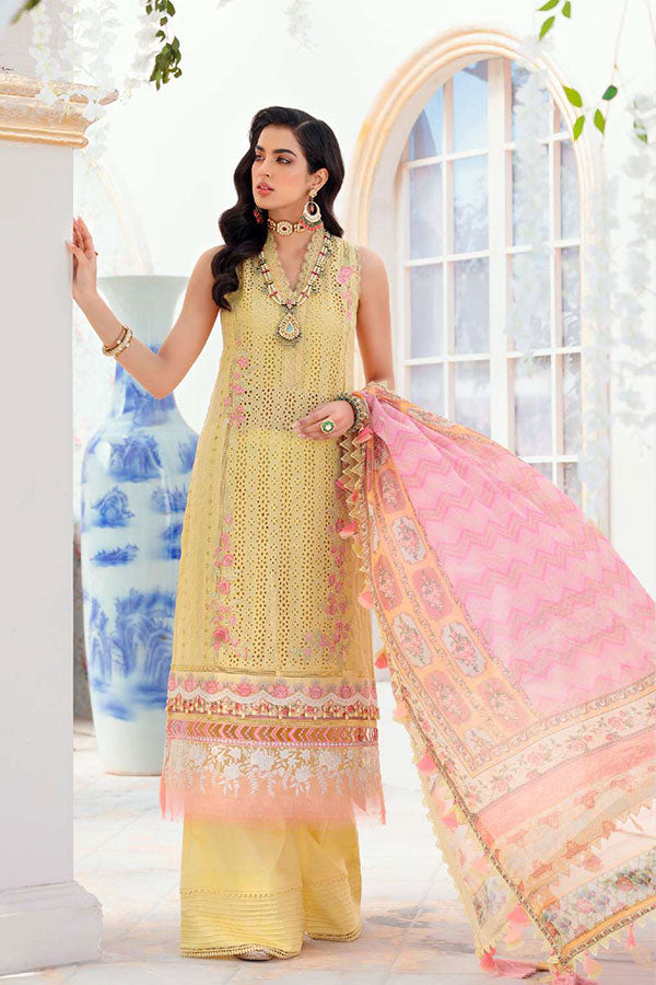 Noor By Saadia Asad Chikankari Lawn`22 D#2-B
