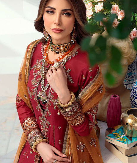 Noor By Saadia Asad Chikankari Lawn`22 D#3-B