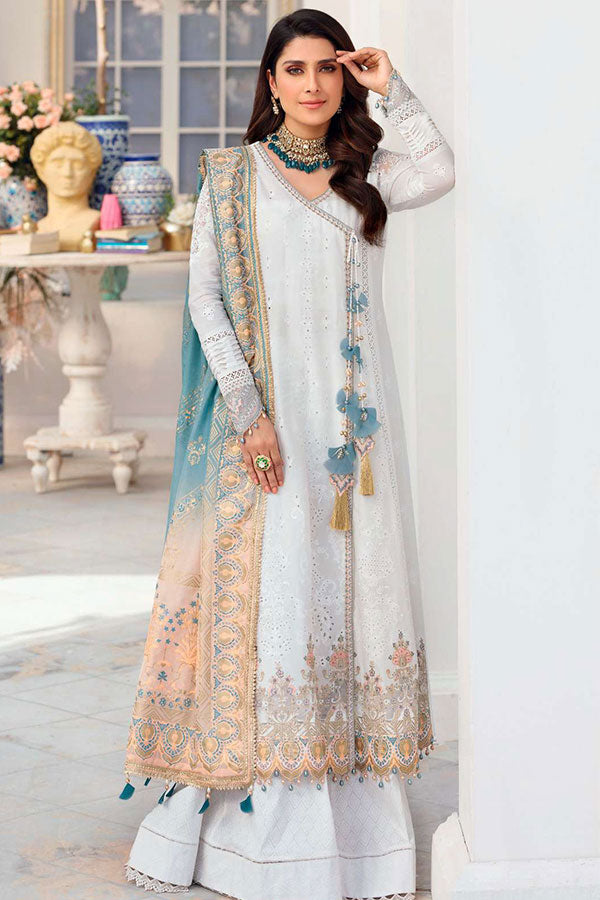 Noor By Saadia Asad Chikankari Lawn`22 D#4-A