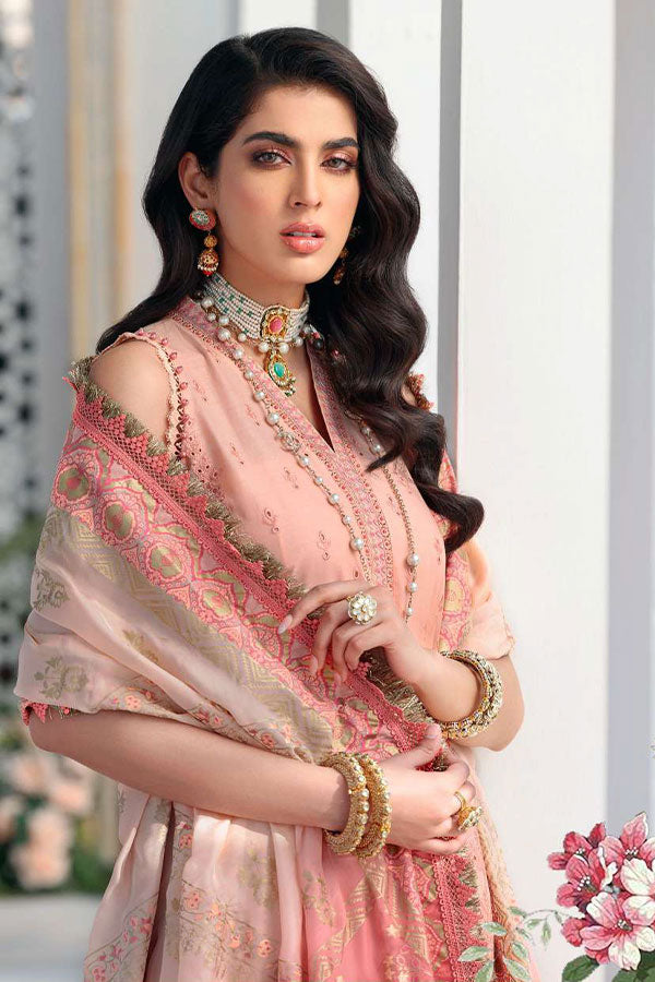 Noor By Saadia Asad Chikankari Lawn`22 D#4-B