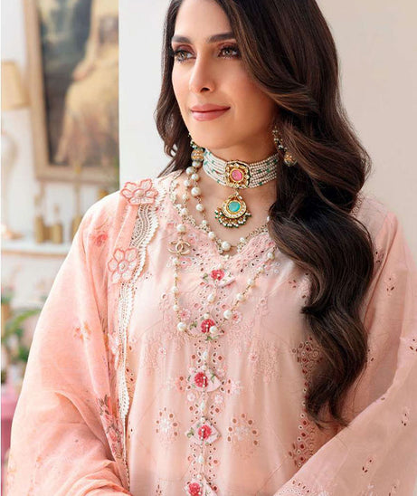 Noor By Saadia Asad Chikankari Lawn`22 D#6-A