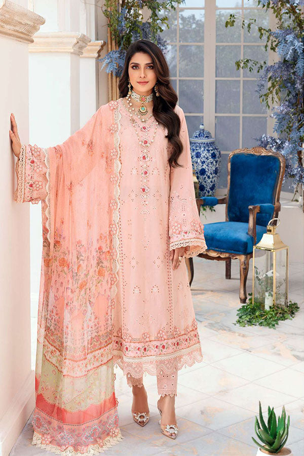 Noor By Saadia Asad Chikankari Lawn`22 D#6-A