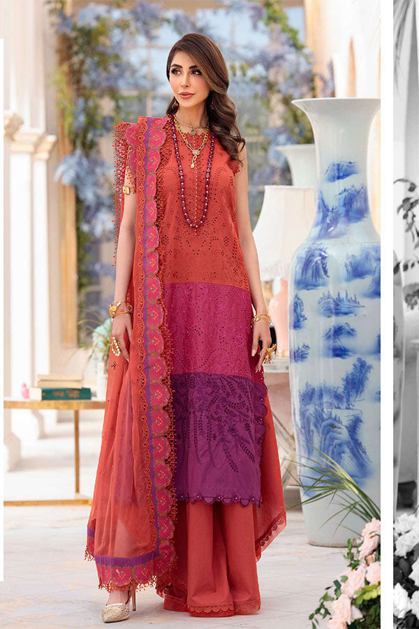 Noor By Saadia Asad Chikankari Lawn`22 D#7-A