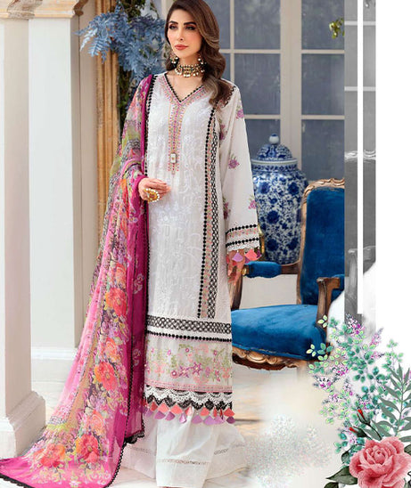 Noor By Saadia Asad Chikankari Lawn`22 D#8-A