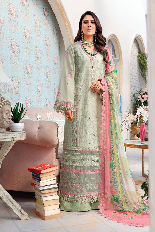 Noor By Saadia Asad Chikankari Lawn`22 D#8-B