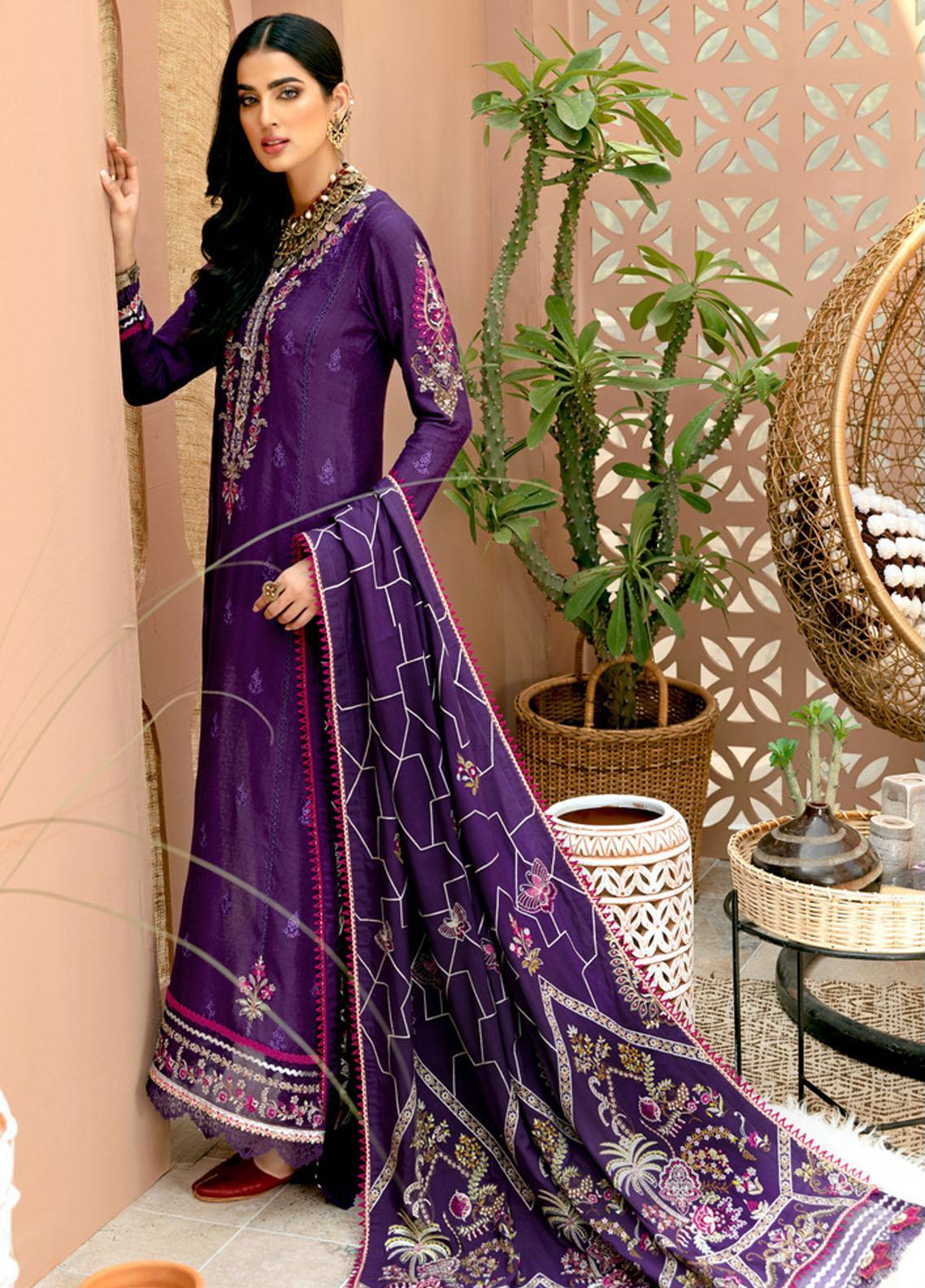 Noor By Saadia Asad Emb Shawl'21 D#05