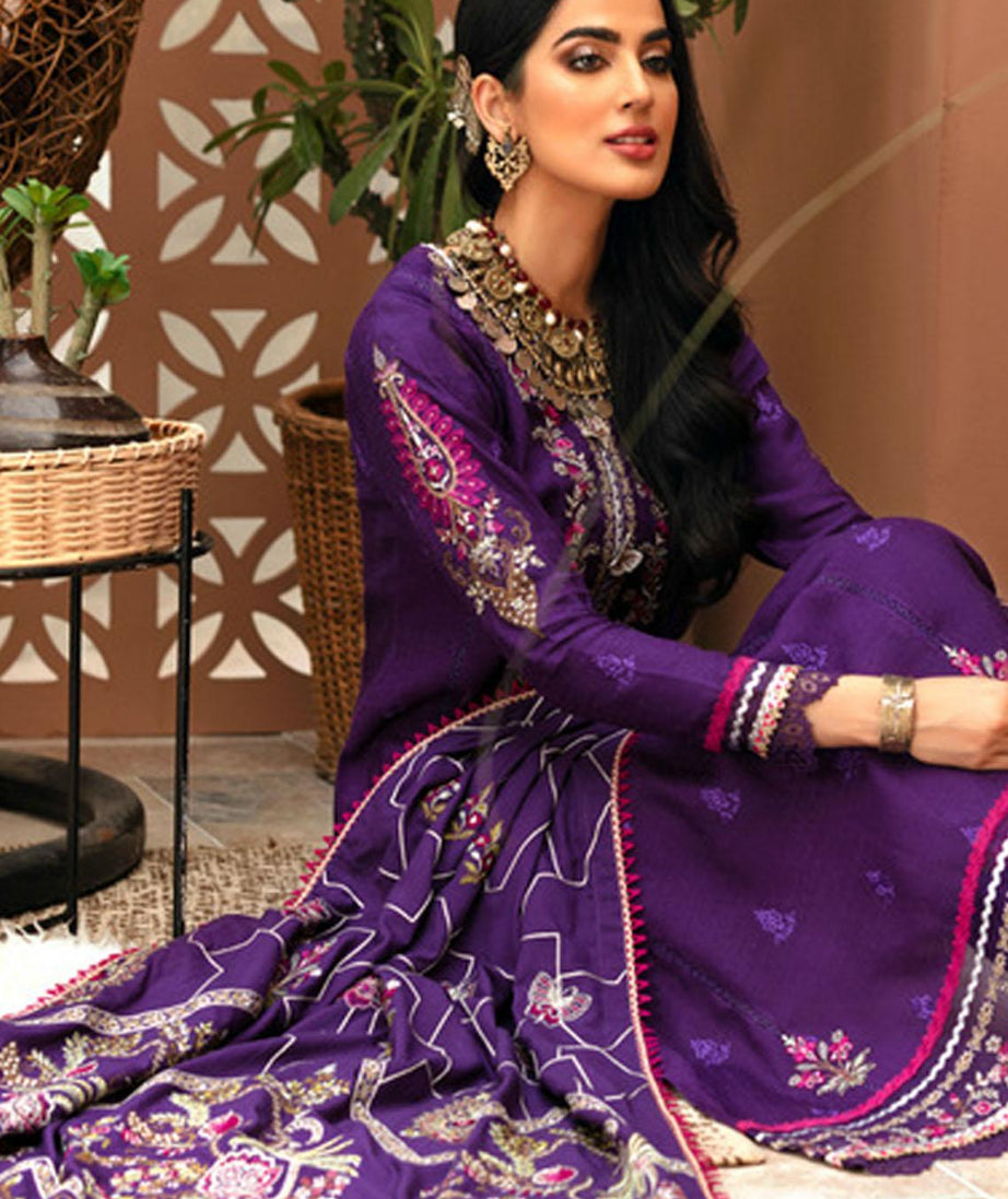 Noor By Saadia Asad Emb Shawl'21 D#05