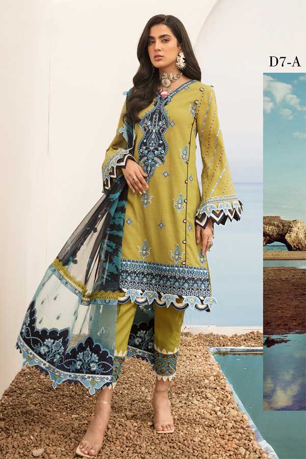 Noor Luxury Lawn`21 D#7-A