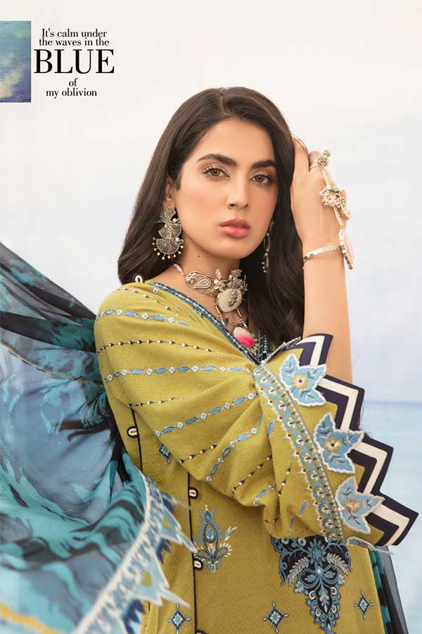 Noor Luxury Lawn`21 D#7-A