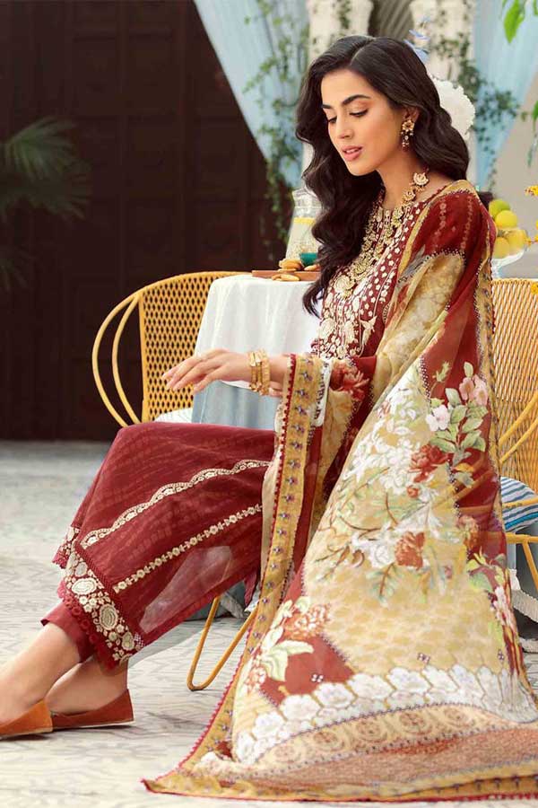 Noor By Saadia Asad Prints'22 D#1 A