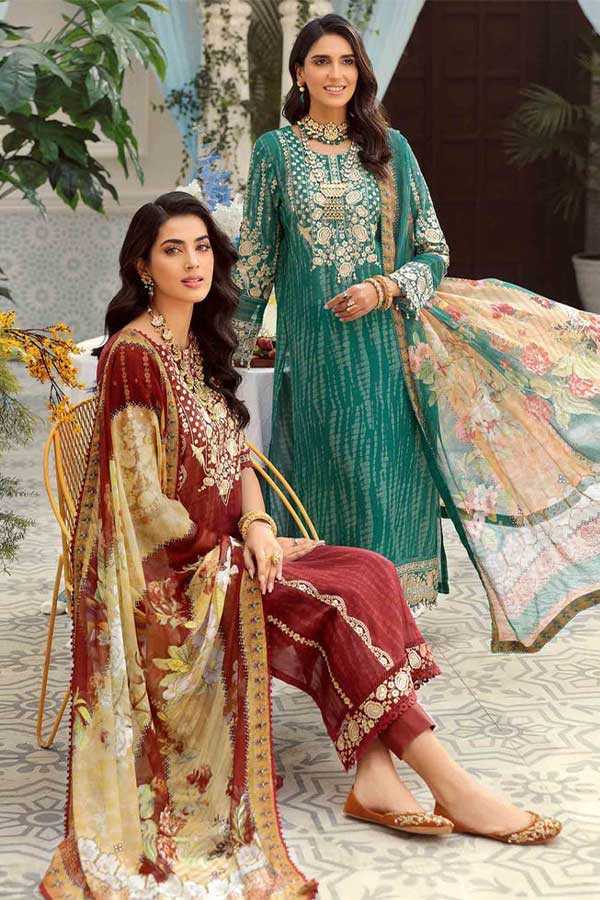 Noor By Saadia Asad Prints'22 D#1 A