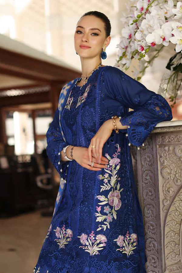 Noor By Saadia Asad Luxury Chikankari Lawn'24 D#10-B