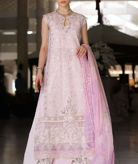 Noor By Saadia Asad Luxury Chikankari Lawn'24 D#11-A