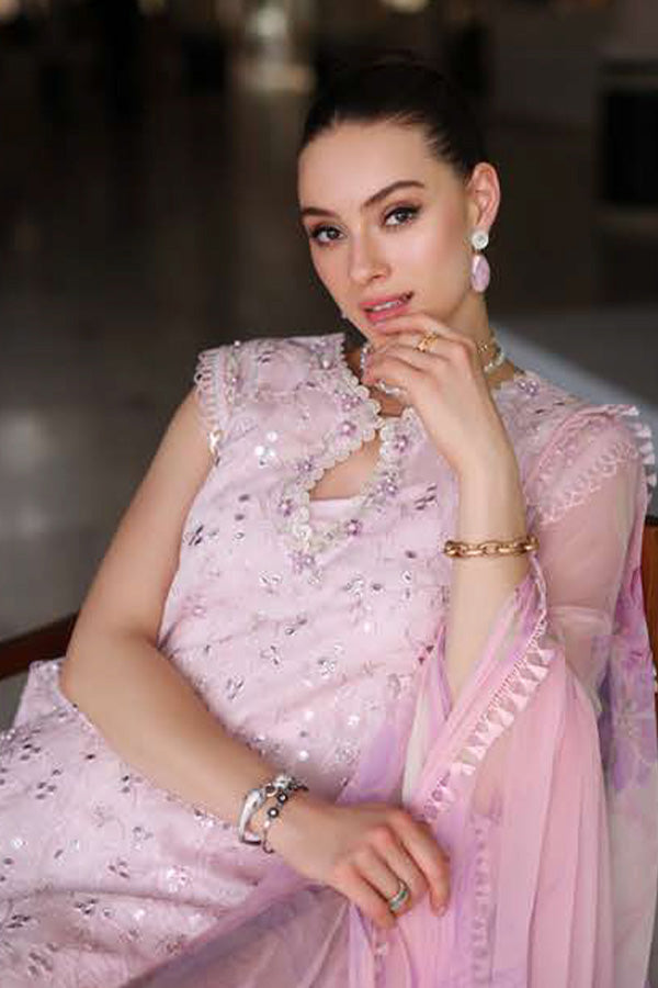 Noor By Saadia Asad Luxury Chikankari Lawn'24 D#11-A