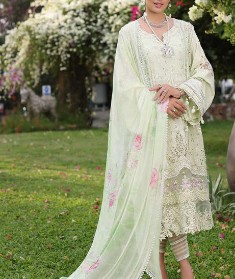 Noor By Saadia Asad Luxury Chikankari Lawn'24 D#11-B