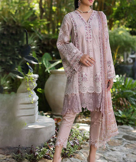 Noor By Saadia Asad Luxury Chikankari Lawn'24 D#3-A