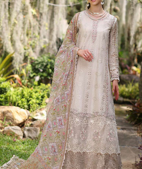 Noor By Saadia Asad Luxury Chikankari Lawn'24 D#3-B