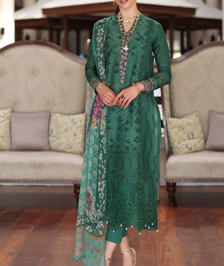 Noor By Saadia Asad Luxury Chikankari Lawn'24 D#4-A