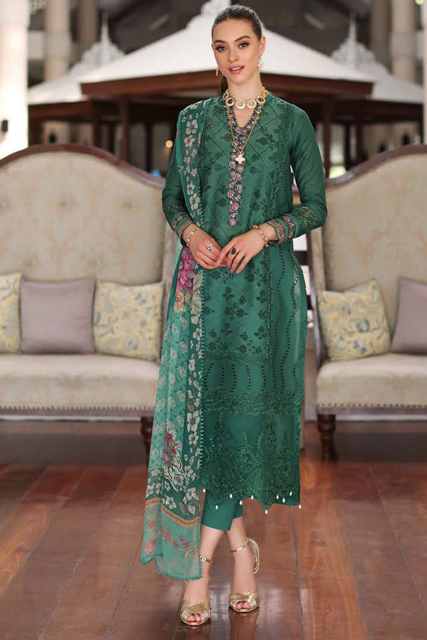Noor By Saadia Asad Luxury Chikankari Lawn'24 D#4-A